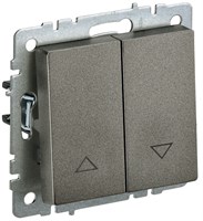 BRITE Выключ. жалюзи 10А ВС10-1-5-БрТБ бр. IEK BR-V15-0-10-K45