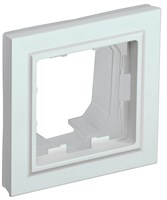 BRITE Рамка 1-мест. IP44 РУ-1-БрЖ-44 жемч. IEK BR-M12-44-K36