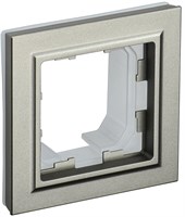 BRITE Рамка 1-мест. IP44 РУ-1-БрШ-44 шамп. IEK BR-M12-44-K37