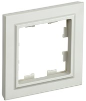 BRITE Рамка 1-мест. РУ-1-БрКр беж. IEK BR-M12-K10