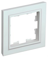 BRITE Рамка 1-мест. РУ-1-БрЖ жемч. IEK BR-M12-K36