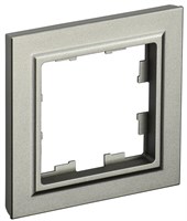 BRITE Рамка 1-мест. РУ-1-БрШ шамп. IEK BR-M12-K37