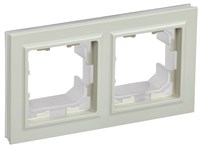 BRITE Рамка 2-мест. IP44 РУ-2-БрКр-44 беж. IEK BR-M22-44-K10