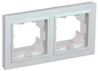 BRITE Рамка 2-мест. IP44 РУ-2-БрЖ-44 жемч. IEK BR-M22-44-K36