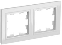 BRITE Рамка 2-мест. РУ-2-БрБ бел. IEK BR-M22-K01