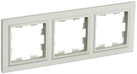 BRITE Рамка 3-мест. РУ-3-БрКр беж. IEK BR-M32-K10