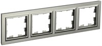 BRITE Рамка 4-мест. РУ-4-БрШ шамп. IEK BR-M42-K37