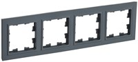 BRITE Рамка 4-мест. РУ-4-БрГ граф. IEK BR-M42-K53