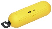Бокс для защиты кабельного соединения IP44 желтый IEK WBX10-44-K05