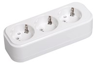 Розетка переносная разб. К03 3 места CLASSIC IEK KYP11-16-03-00-Z