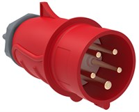 MAGNUM Вилка перенос. ССИ-025 32А-6ч 380В 3P+PE+N IP44 IEK PSN02-032-5