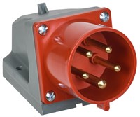 Вилка стац. ССИ-525 32А-6ч 380В 3P+PE+N IP44 IEK PSR52-032-5