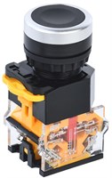 Кнопка D8-11 d=22мм 1NO+1NC черная IEK BBT30-11-3-22-K02