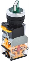 Переключатель D8-11XD2 2 полож. 1NO+1NC с подсвет. зел. IEK BSW30-11XD2-3-14-2-K06