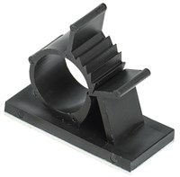 Клипса самоклеящаяся КС-15 черная (24шт) IEK UHP40-D15-K02