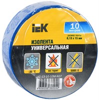MIXTAPE 3 Изолента 0,13х15мм синяя 10м IEK UIZ-13-10-10M-K07