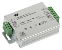 Магистральный усилитель PRO RGB 3 канала 12В, 4А, 144Вт IEK LSA-RGB-144-20-12-PRO