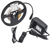 Комплект DIY (2835WW60-4,8-IP20-12В 5м + др. + выкл.) IEK LSR1-1-060-20-1-05-S1