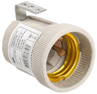 Патрон с держателем Е27 керамика IEK EPC15-04-01-K01