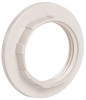 Кольцо абажурное КП14-К02 пластик Е14 белый (инд. пак.) IEK EKP20-01-02-K01