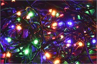 Гирлянда нить 5м 50RGB IP20 зеленый 230В кон. 8 IEK LGDB110-3-050-05-G-S-20