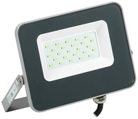 Прожектор LED СДО 07-20G green IP65 серый IEK LPDO7G-01-20-K03