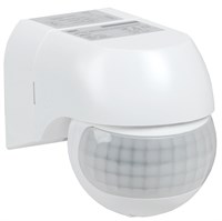 Датчик движения ДД 015 белый 800Вт 180гр 12м IP44 IEK LDD10-015-800-001