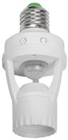 Датчик движения ДД 045 белый E27 60Вт 360гр 6м IP20 IEK LDD10-045-60-001
