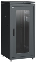 ITK LINEA N 24U 600х600мм стек. пер. дв. зад. мет. чер. LN05-24U66-GM