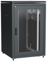 ITK LINEA N 24U 800х800мм стекл. пер. дв. задн. металл. чер. LN05-24U88-GM