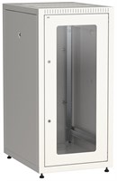 ITK LINEA E 24U 600х800мм стекл. пер. дв. задн. метал. сер. LE35-24U68-GM