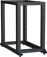 ITK LINEA F Стойка 2-рамная 20U 600х600-1000мм черная LF05-20U61-2GM