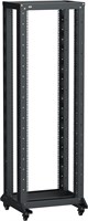 ITK LINEA F Стойка 2-рамная на рол. 20U 600х600мм черная LF05-20U66-2RM