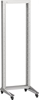 ITK LINEA F Стойка 1-рамная на рол. 20U 600х600мм серая LF35-20U66-1RM