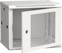 ITK Шкаф LINEA W 9U 600x450мм дверь перфорированная, RAL7035 LWR3-09U64-PF