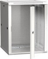 ITK Шкаф LINEA W 15U 600x600 мм дверь стекло, RAL7035 LWR3-15U66-GF