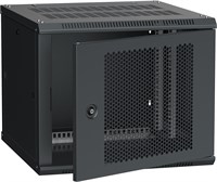 ITK Шкаф LINEA W 9U 600x600мм дверь перфорированная, RAL9005 LWR5-09U66-PF