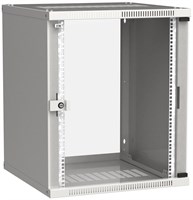 ITK Шкаф LINEA WE 15U 600x600мм дверь стекло серый LWE3-15U66-GF