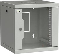ITK LINEA WS Шкаф 10" 6U 320х310мм дверь стекл. сер. LWS3-06U33-GF