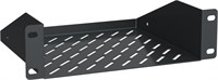 ITK Конс. полка глуб. 200мм для шкафа 10" LINEA WS черная RS05-200P-LWS