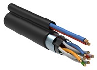 ITK Витая пара F/UTP кат.5E 4х2х24AWG LDPE каб. пит. 2x0,75 LC3-C5E04-379