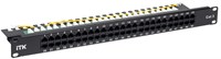 ITK 1U телефонная патч-панель кат. 3 50 порт. RJ45 (Dual) PP50-1UC03U-D05