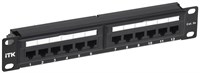 ITK 1U патч-панель кат.5E UTP 12 портов 10" Dual IDC PP12-1UC5EU-D05-10