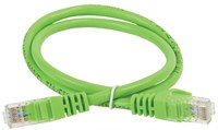 ITK Коммутационный шнур (патч-корд), кат.5Е UTP, 0,5м, зеленый PC02-C5EU-05M