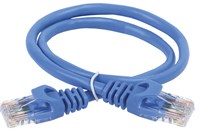 ITK Коммутационный шнур (патч-корд), кат.5Е UTP, 0,5м, синий PC03-C5EU-05M