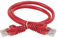 ITK Коммутационный шнур (патч-корд), кат.5Е UTP, 0,5м, красный PC04-C5EU-05M