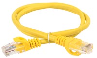 ITK Коммутационный шнур (патч-корд), кат.5Е UTP, 0,5м, желтый PC05-C5EU-05M