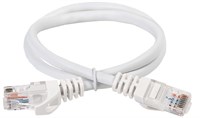 ITK Коммутационный шнур (патч-корд), кат.5Е UTP, 0,5м, белый PC08-C5EU-05M