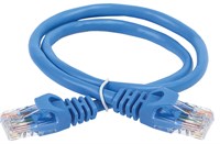 ITK Коммутационный шнур (патч-корд), кат.5Е UTP, 1м, синий PC03-C5EU-1M
