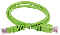 ITK Коммутационный шнур (патч-корд), кат.5Е UTP, 3м, зеленый PC02-C5EU-3M